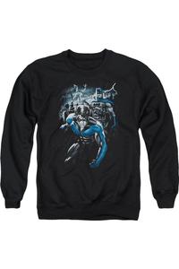 Толстовка Batman Dynamic Duo для взрослых с круглым вырезом Gildan, черный