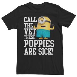 Мужская футболка Minions Sick Puppies Licensed Character
