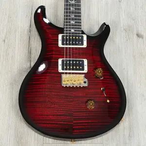 Гитара PRS Paul Reed Smith Custom 24 10-Top, гриф из розового дерева, колки Wing, цвет Fire Smokeburst