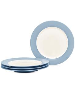 Набор из 4 салатных тарелок Colorwave Rim Noritake, Ice