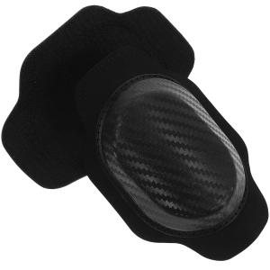 Наколенники PRETYZOOM для мотоциклистов, регулируемые, защитная экипировка для взрослых, с застежкой-липучкой, черный, из искусственной кожи, универсальный размер для мотоциклетных гонок и езды на велосипеде., Black