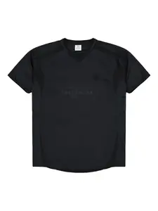 Футболка Trademark Football V-neck panelled jersey VETEMENTS, черный