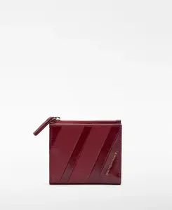 Женский кошелек-пэчворк из кожи Adolfo Dominguez, красный