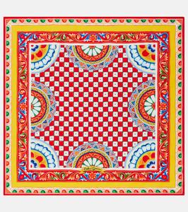 Шелковый шарф из жаккардового твила Dolce&Gabbana, Myt Carretto F.Rosso