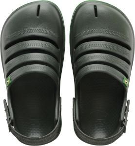 Детские сабо Havaianas Brazil, унисекс, зеленый