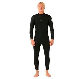 Неопреновый костюм с длинными рукавами и молнией на спине Rip Curl Dawn Patrol 4/3 mm, зеленый