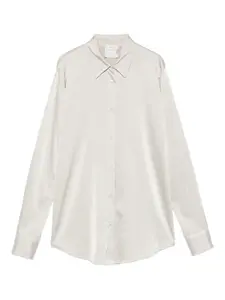 Атласная рубашка Forte Forte, нейтральный