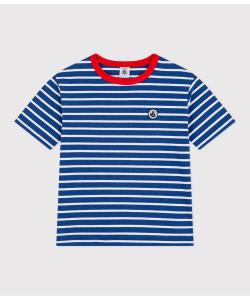 Полосатая футболка с коротким рукавом