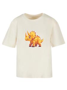 Футболка F4NT4STIC Süßer Triceratops Dinosaurier, Champagne