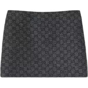 SS26 Повседневные короткие юбки женские GUCCI, серый