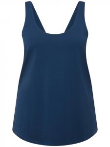 Футболка Ulla Popken Strick Top, цвет stahlblau