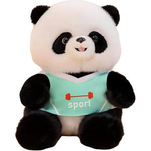 Милые и очаровательные спортивные панды плюшевые куклы высота 25см/35см MENGDINUO