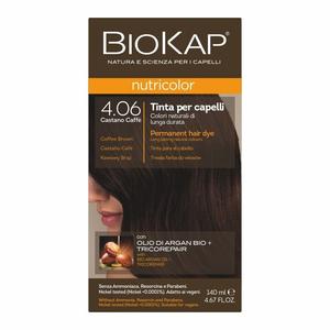 Краска для волос Biokap Nutricolor Farba Do Włosów 4.06 Kawowy Brąz, 140 мл