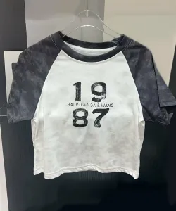 Футболка с цифровым принтом Aimoha Kids, цвет Dark Gray