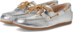 Лоферы Frye Naya Boat Shoes, Silver