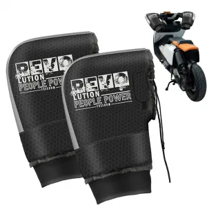 Мотоциклетные перчатки на руль - Толстые водонепроницаемые мотоциклетные перчатки, перчатки на руль мотоцикла | Перчатки на руль со светоотражающей полосой, теплые велосипедные перчатки для мотоциклов и скутеров, a