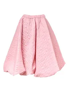 Стеганая юбка миди Noir Kei Ninomiya, розовый