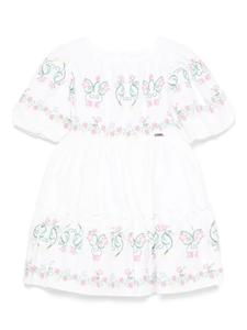 Платье с цветочным принтом Patachou, белый