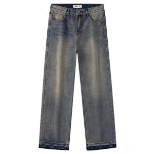 Джинсы Unisex утепленные с флисовой подкладкой прямого кроя Jeep, p755mwna84 nostalgic синий[fleece-lined]