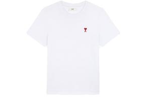 AMI Paris Футболка с круглым вырезом Ami De Coeur, белый
