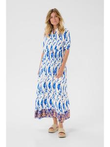 Платье CRAlora свободного кроя в цвете электрик-синие цветы Cream