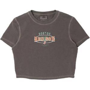 MLB Футболка Preppy Style Collection Boston Red Sox женская светло-коричневая