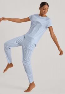 Брюки для сна DSW Cooling, мягкий пояс, боковые карманы, женские CALIDA, цвет Harmony Blue