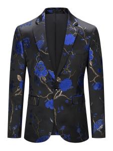 Приталенный пиджак Youthup, синий