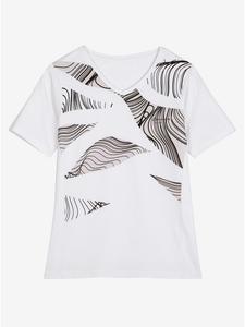 белая спортивная рубашка с рисунком WITT WEIDEN