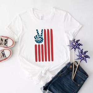 Футболка с короткими рукавами и рисунком «Знак мира» Simply Sage Market