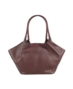 Средняя кожаная сумка через плечо Rachel, тисненый бордовый цвет. Alexander Smith, красный