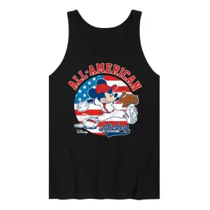 Футболка-борцовка мужская Mickey Mouse в стиле американа Disney, черный