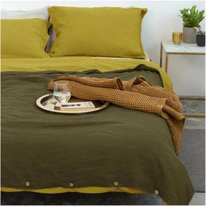 ADovz Комплект постельного белья из 100% льна в скандинавском стиле