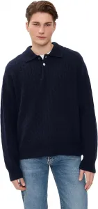 Мужской поло-свитер FRAME с кабельным узором