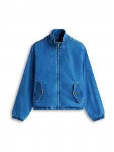 Tommy Jeans Демисезонная куртка 'CHAMBRAY' в синем дениме