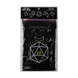 Сумка для игральных костей Cat d20, Dice Bags (Black Oak)