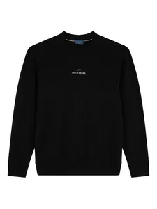 Свитшот с принтом-логотипом Paul & Shark, черный