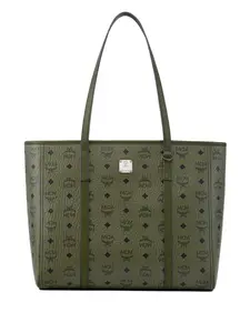 Сумка-шопер Toni среднего размера MCM, зеленый