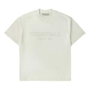 Футболка fw21 3d logo tee 'mozzarella' Fear Of God Essentials, бежевый