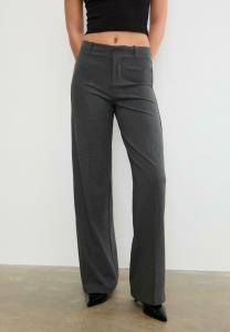 Брюки Stradivarius WIDE-FORMAL, Dark Grey