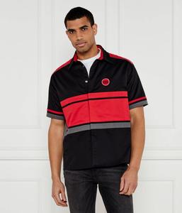 Рубашка эспид Relaxed fit Hugo, черный