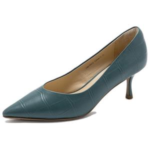 Туфли на высоком каблуке женские синий Satchi