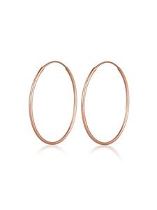 Elli Серьги из серебра 925 пробы с покрытием из розового золота