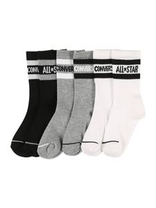 Носки CONVERSE Socks, цвет grey/black/white