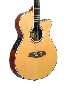 Акустическая гитара Oscar Schmidt OG8CEN-A Folk Cutway Acoustic Electric Guitar. Natural Spruce