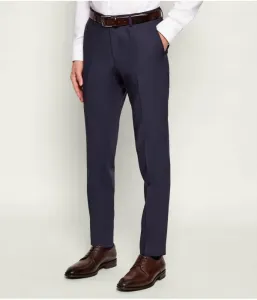 Брюки H-Genius-253 slim fit Boss, темно-синий