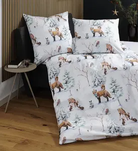 Комплект постельного белья Janine Mako-Satin 135x200, 80x80, 2 предмета, Modern Art S 42150-09-500, многоцветный Original Janine