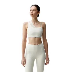 Женский спортивный топ Karma Born Living Yoga, кремовый