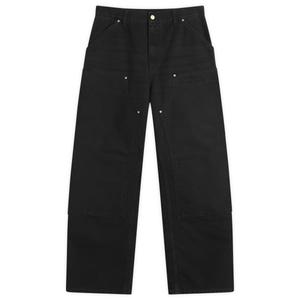 Брюки с двойными коленями Carhartt Wip, черный grind wash