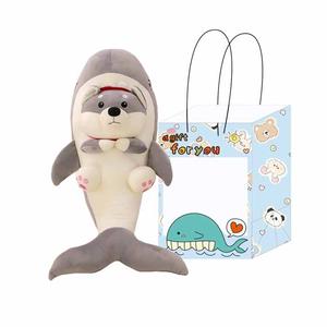 Креативная необычная плюшевая игрушка Shark Dolls высотой 45/65/85 см ZHUOQU
